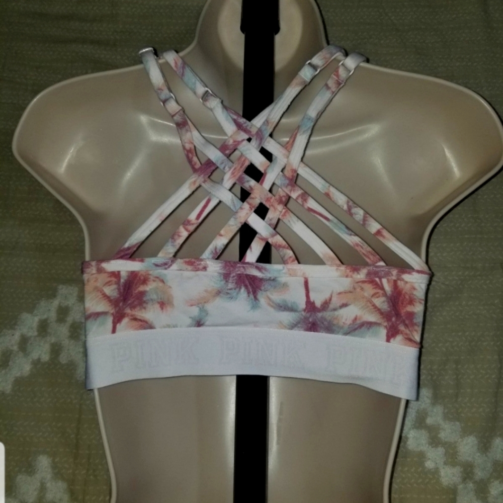 Victoria secret pink sports bra size large
